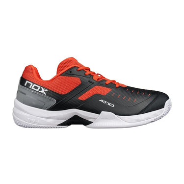 Padel shoes NOX AT10 PRO Black Red 2024 AGUSTIN TAPIA black #Color_Black