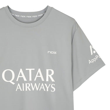 Padel T-shirt Nox AT10 Agustin Tapia 2024 grey #Color_Grey