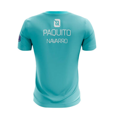 T-shirt Bullpadel Hexagon PN Paquito Navarro blue #Color_Blue