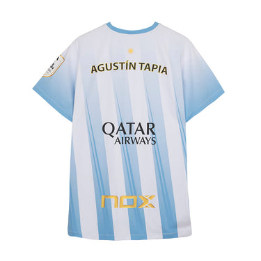 Padel T-shirt Nox AT10 Light Agustin Tapia 2026 white #Color_White