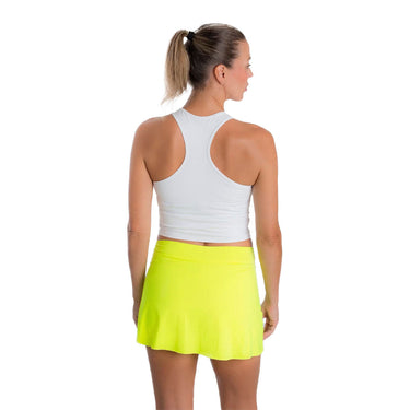 Padel skirt Belen Berbel Basica Recta Fluor yellow #Color_Yellow