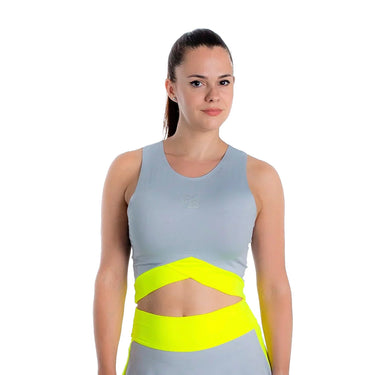 Padel T-shirt Belen Berbel Bora grey #Color_Grey