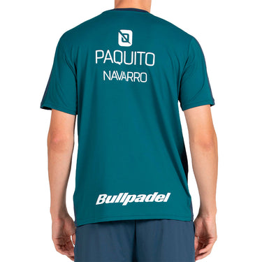 Padel T-shirt Bullpadel Paquito Navarro 25I T dark green #Color_Dark Green