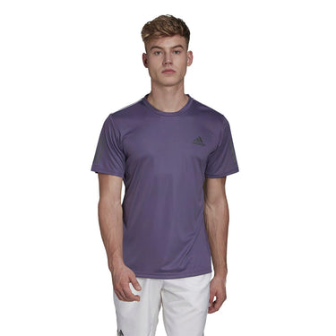 Padel T-shirt Adidas Club 3STR purple #Color_Purple