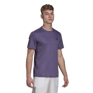 Padel T-shirt Adidas Club 3STR purple #Color_Purple