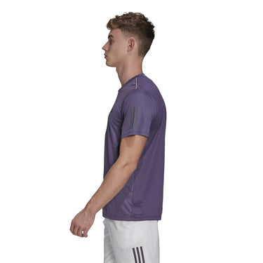 Padel T-shirt Adidas Club 3STR purple #Color_Purple