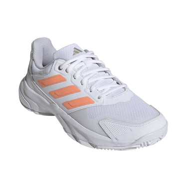 Padel shoes Adidas Courtjam Control 3 W /Orange SS26 white #Color_White
