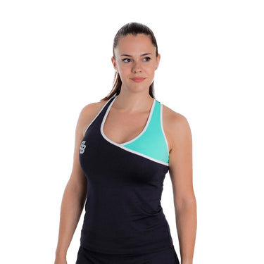 Padel T-shirt Belen Berbel Cuba black #Color_Black