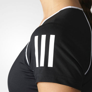 Padel T-shirt Adidas Club /White black #Color_Black