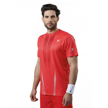 Padel T-shirt Drop Shot Dailos T red #Color_Red