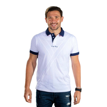 Padel polo Drop Shot Doma white #Color_White