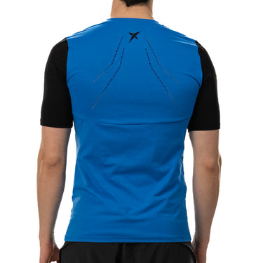 Padel T-shirt men's Drop Shot Aker SS25 Jon Sanz T blue #Color_Blue