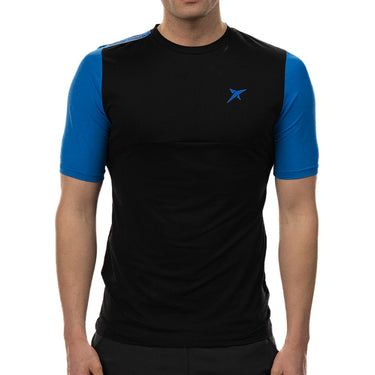 Padel T-shirt men's Drop Shot Aker SS25 Jon Sanz T black #Color_Black