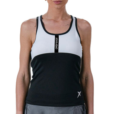 Padel T-shirt women's Drop Shot Onyx SS25 black #Color_Black