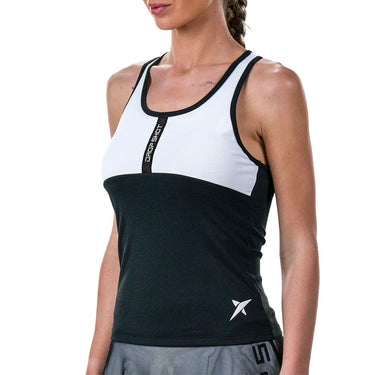 Padel T-shirt women's Drop Shot Onyx SS25 black #Color_Black