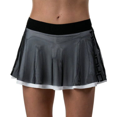 Padel skirt women's Drop Shot Onyx SS25 black #Color_Black