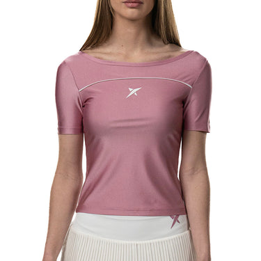 Padel T-shirt women's Drop Shot Radiant SS25 pink #Color_Pink