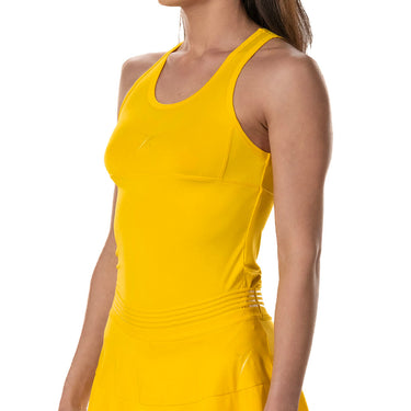 Padel T-shirt women's Drop Shot Sol SS25 yellow #Color_Yellow