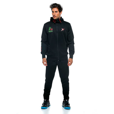 Padel product Drop Shot Team DS Tracksuit black #Color_Black