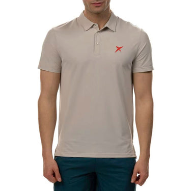 Padel T-shirt Drop Shot Egan beige #Color_Beige