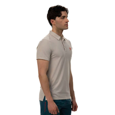 Padel T-shirt Drop Shot Egan beige #Color_Beige
