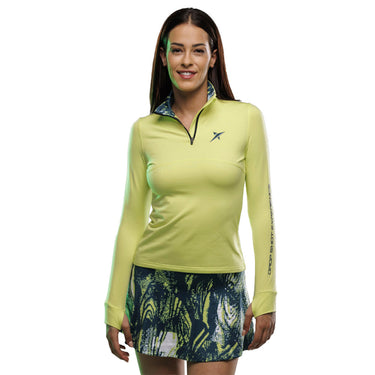 Padel T-shirt Drop Shot Famara yellow #Color_Yellow