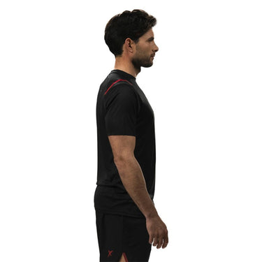 Padel T-shirt Drop Shot Fenix T black #Color_Black