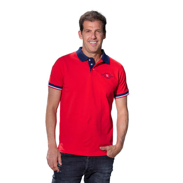 Padel polo Drop Shot Fuster red #Color_Red