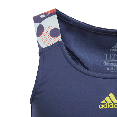 Padel T-shirt Adidas G Keyhole Tank Jr blue #Color_Blue