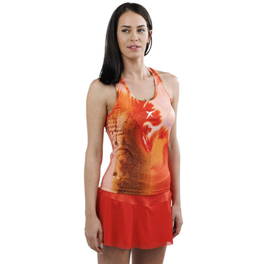 Padel T-shirt Drop Shot Maira T orange #Color_Orange