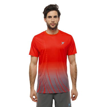 Padel T-shirt Drop Shot Naos T red #Color_Red