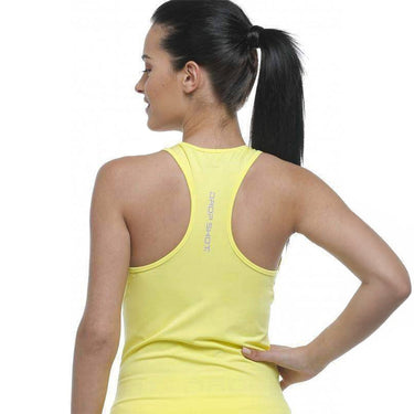 Padel T-shirt Drop Shot Nauka T yellow #Color_Yellow