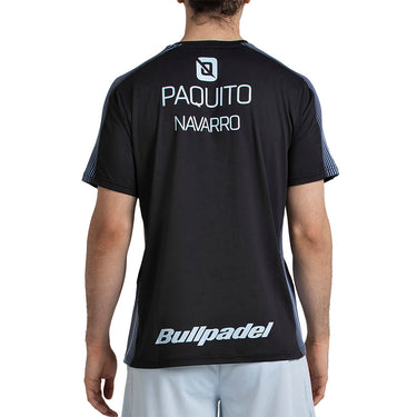 Padel T-shirt Bullpadel Paquito Navarro 26V T black #Color_Black
