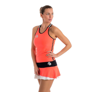 Padel skirt Belen Berbel Pita Coral pink #Color_Pink