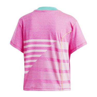 Padel T-shirt Adidas Seasonal Shock W pink #Color_Pink
