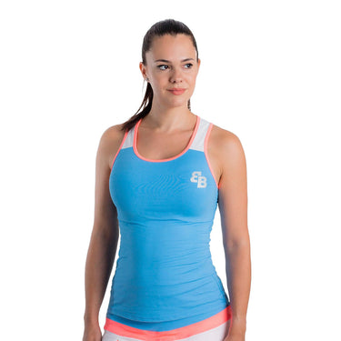 Padel T-shirt Belen Berbel Shanghai blue #Color_Blue