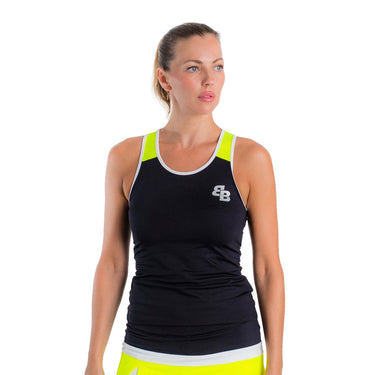 Padel T-shirt Belen Berbel Shanghai black #Color_Black