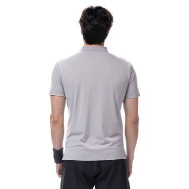 Padel polo Drop Shot Taiga Shirt grey #Color_Grey