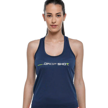 Padel T-shirt Drop Shot Team 19 Lady blue #Color_Blue
