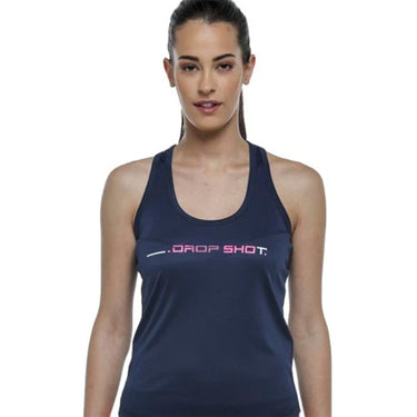 Padel T-shirt Drop Shot Team 19 Lady blue #Color_Blue