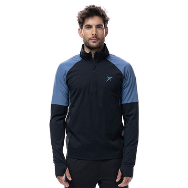 Padel sweatshirt Drop Shot Tundra black #Color_Black