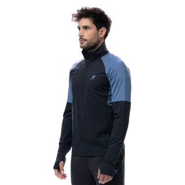Padel sweatshirt Drop Shot Tundra black #Color_Black