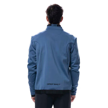 Padel jacket Drop Shot Tundra blue #Color_Blue