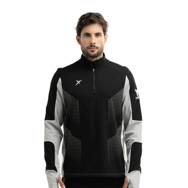Padel sweatshirt Drop Shot Winka Campa black #Color_Black