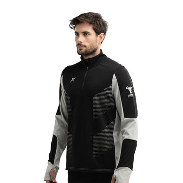 Padel sweatshirt Drop Shot Winka Campa black #Color_Black