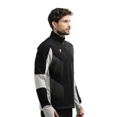 Padel sweatshirt Drop Shot Winka Campa black #Color_Black