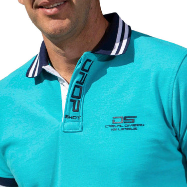 Padel polo Drop Shot Yanick Shirt blue #Color_Blue