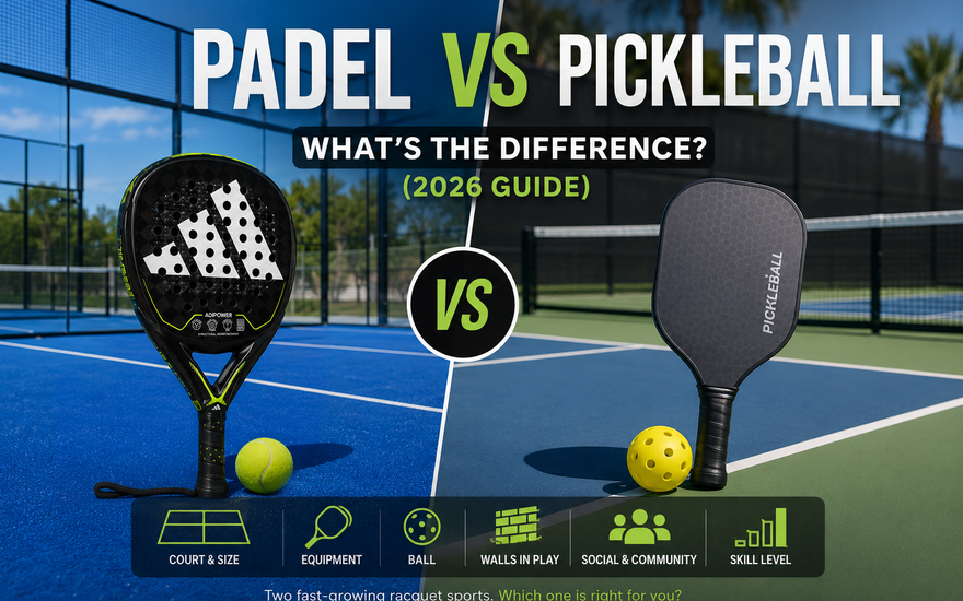 Padel vs Pickleball: What's the Difference? (2026 Guide)