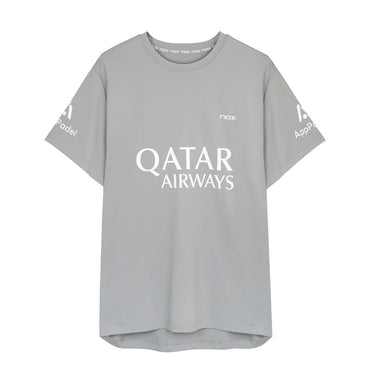 Padel T-shirt Nox AT10 Agustin Tapia 2024 grey #Color_Grey