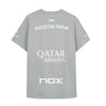 Padel T-shirt Nox AT10 Agustin Tapia 2024 grey #Color_Grey